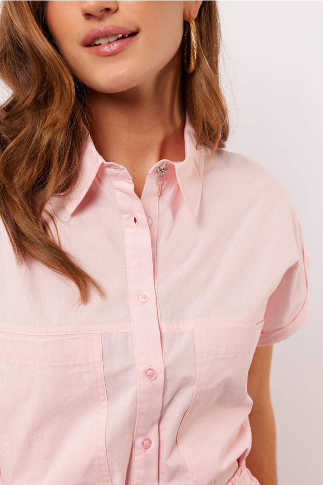 YVETTE BLOUSE 25ZFQF08 PIGGY PINK